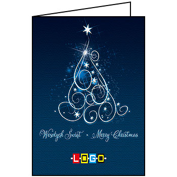Wzór BN1-010 - Kartki z LOGO, Karnety świąteczne z LOGO - podgląd miniaturka