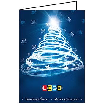 Wzór BN1-046 - Kartki z LOGO, Karnety świąteczne z LOGO - podgląd miniaturka