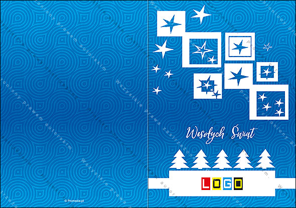 Kartki świąteczne nieskładane - BN1-098 awers