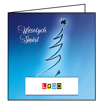 Kartki świąteczne BN2-112 dla firm z Twoim LOGO - Karnet składany BN2