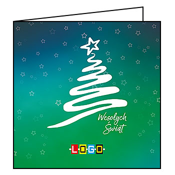 Kartki świąteczne BN2-194 dla firm z Twoim LOGO - Karnet składany BN2