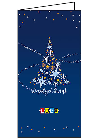 Wzór BN3-008 - Kartki z LOGO, Karnety świąteczne z LOGO - podgląd miniaturka
