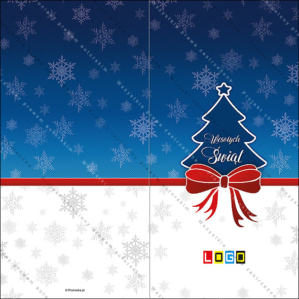 Kartki świąteczne nieskładane - BN3-039 awers