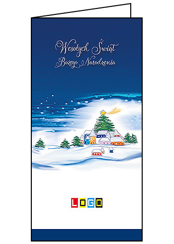 Wzór BN3-055 - Kartki z LOGO, Karnety świąteczne z LOGO - podgląd miniaturka
