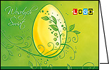 Kartki wielkanocne WN1-069 dla firm z Twoim LOGO - Karnet składany WN1