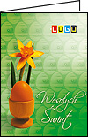 Kartki wielkanocne WN1-096 dla firm z Twoim LOGO - Karnet składany WN1